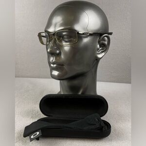 Oakley Socket 4.0 Olive Chrome 53-18-134 Eyeglasses Frames With Case